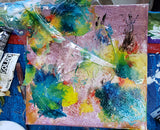 ๐บOriginal Art by Nymphya Print on Photo Paper (matte) Kaleidoscope of Spring Blooms 12" x 12" - The Nymphya Shop