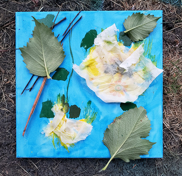 ๐ป Original Art by Nymphya Print "Summer Light of Sunflowers" 12" x 12" on Photo Paper (matte) - The Nymphya Shop