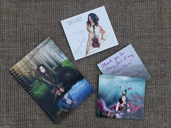 3 PACK ~ DREAM DANCE, NAKED KATE and "Nymphya in the Woods" Ruled Spiral Notebook Bundle - The Nymphya Shop