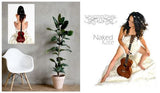 ART & MUSIC BUNDLE: 12" x 16" Matte Poster and Signed Digipak NAKED KATE CD Bundle + 4"x 6" Art card - The Nymphya Shop