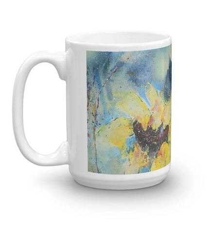 ๐บ Original Art by Nymphya "Vivaldi's Dream" Set of 4 -15 oz Coffee Mugs Bundle ๐ธ - The Nymphya Shop