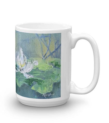 ๐บ Original Art by Nymphya "Vivaldi's Dream" Set of 4 -15 oz Coffee Mugs Bundle ๐ธ - The Nymphya Shop