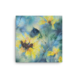 ๐ป Original Art by Nymphya "Summer Light of Sunflowers" 12" x 12" Print ๐ป on Canvas - The Nymphya Shop