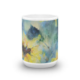 ๐ป Original Art by Nymphya "Summer Light of Sunflowers" Coffee Mug ๐ป - The Nymphya Shop
