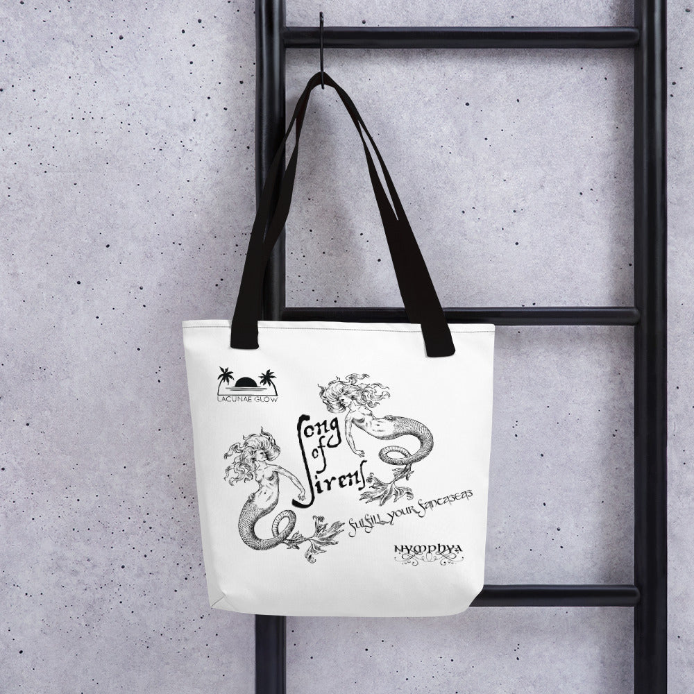 LIMITED EDITION "Song of Sirens" ๐งโโ๏ธFulfill your Fantaseas ๐งโโ๏ธTote - The Nymphya Shop