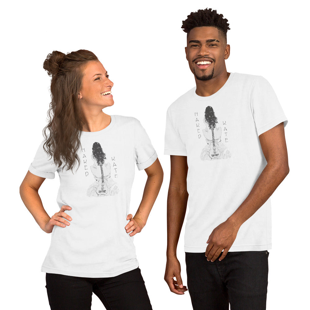 Short-Sleeve NAKED KATE Unisex combed 100% Cotton T-Shirt - The Nymphya Shop