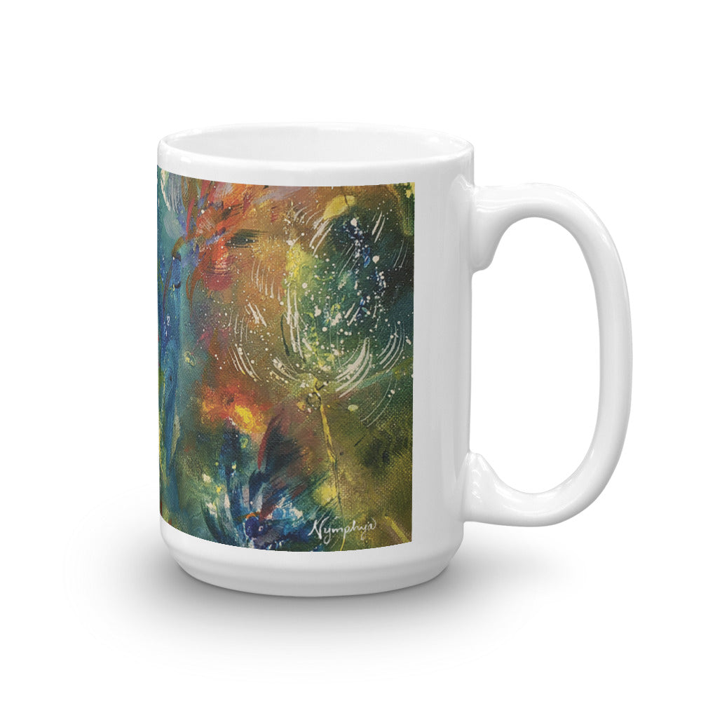 ๐บ Original Art by Nymphya "Vivaldi's Dream" Set of 4 -15 oz Coffee Mugs Bundle ๐ธ - The Nymphya Shop
