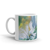 ❄️ Original Art by Nymphya "Tiffany's Winter Lilies" Coffee Mug ❄️ - The Nymphya Shop