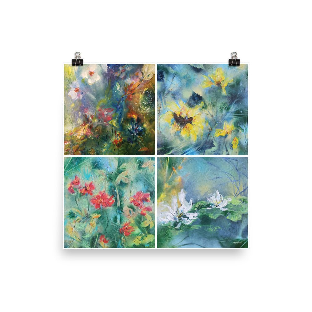 🍂 Original Art by Nymphya "Vivaldi's Dream Series" 18" x 18" Print 🍃 on Photo Paper (matte) - The Nymphya Shop