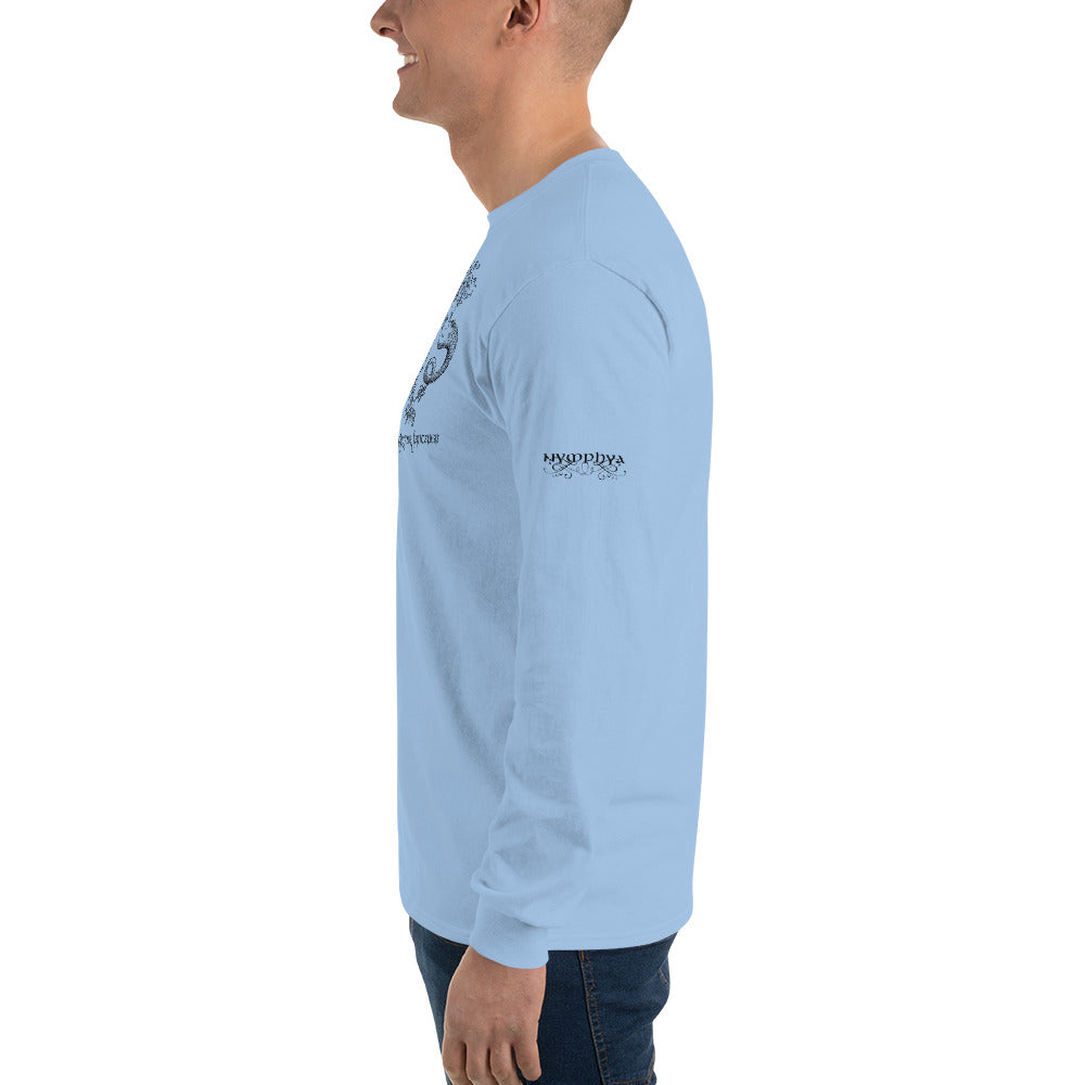 LIMITED EDITION "Song of Sirens" Dark on Light Unisex Long Sleeve T Shirt (+ Free Song) - The Nymphya Shop