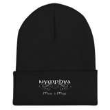 Nymphya "Music is Magic" Cuffed, Embroidered Beanie - The Nymphya Shop