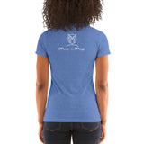 Ladies' Scoopneck  Form-Fitting Nymphya "Music is Magic" T-Shirt - The Nymphya Shop