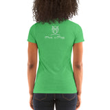 Ladies' Scoopneck  Form-Fitting Nymphya "Music is Magic" T-Shirt - The Nymphya Shop