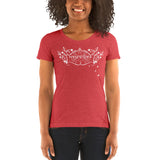 Ladies' Scoopneck  Form-Fitting Nymphya "Music is Magic" T-Shirt - The Nymphya Shop