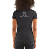 Ladies' Scoopneck  Form-Fitting Nymphya "Music is Magic" T-Shirt - The Nymphya Shop