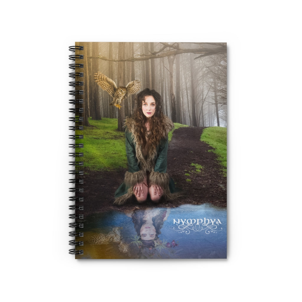 NYMPHYA IN THE WOODS Ruled Spiral Notebook