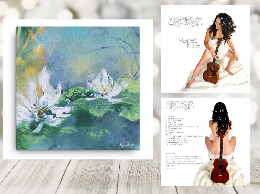 ART & MUSIC BUNDLE: ❄️ Original Art by Nymphya  & SIGNED NAKED KATE CD  (