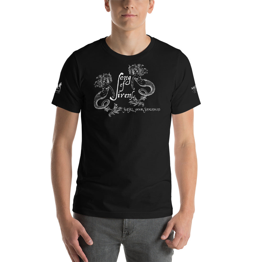 LIMITED EDITION "Song of Sirens" Black Unisex T Shirt (+ Free Song) - The Nymphya Shop